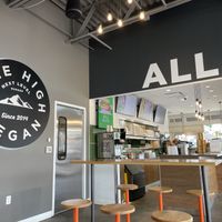 inside next level burger   at Next Level Veggie Grill in Denver