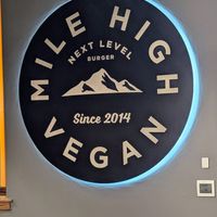 Sign in restaurant at Next Level Veggie Grill in Denver