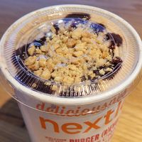 Peanut butter shake at Next Level Veggie Grill in Denver