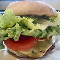 Burger  at Next Level Veggie Grill in Denver