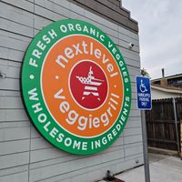 Front at Next Level Veggie Grill in Denver