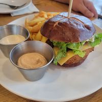 Chick'n Bacon Ranch Sandwich (with special sauce and chipotle sauce) at Next Level Veggie Grill in Denver