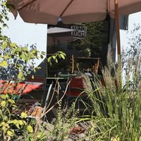 Gorgeous outside terrace   at Kulturküche in Langenthal