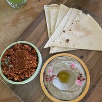 Starter: muhammara & baba ganoush   at Kulturküche in Langenthal