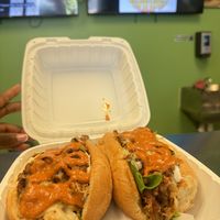 Vegan chicken cheesesteak   at Shokra Soups in Willingboro