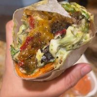 Cheesesteak sunflower sesame wrap at Shokra Soups in Willingboro