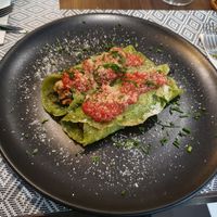 Spinach Cannelloni at Vegan Bistró in Mallorca