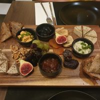 Cheese board at Vegan Bistró in Mallorca