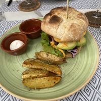 Burger  at Vegan Bistró in Mallorca