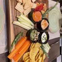Hummus board  at Vegan Bistró in Mallorca