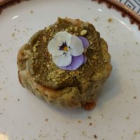 Cheesecake pistacchio at Vegan Bistró in Mallorca
