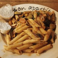 Pasta norma at Bon Appetit in Jardin