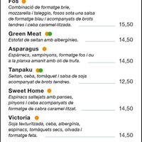 Carta 'Creps' at Santa Cereza in Terrassa