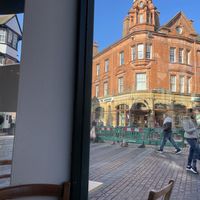 In the heart 💜 of Redhill, Surrey  at Busy Beans Cafe in Redhill