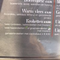 Vegan optie  at Insolar Eten en Drinken in Huizen