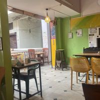 Lovely quaint, cozy dining area  at Honey and Spice in Pushkar