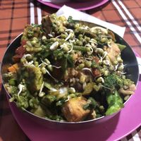 Bowl of Green Gold at Honey and Spice in Pushkar