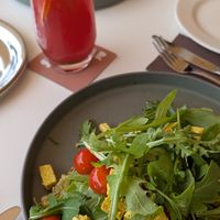 Avocado toast and iced tea at Sladobar in Opatija