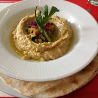 Humus plate at Café Orient in Vienna