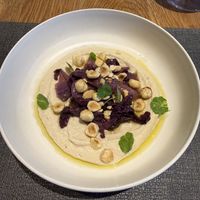 White beans hummuss  at Etna in Divaca