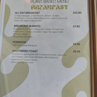 Menu at The Happy Shroom in Gloucester