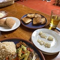 Extra tofu (not very good)  at El Encuentro - Tigre in Cusco