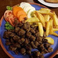 Peruvian dish at El Encuentro - Tigre in Cusco