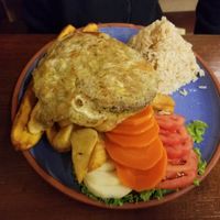 Peruvian dish at El Encuentro - Tigre in Cusco