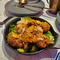 Peanut lemon vegan chicken at Vegan Amore 蔬慕 in Taipei