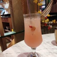 Mixed berries sparkling drink at Vegan Amore 蔬慕 in Taipei
