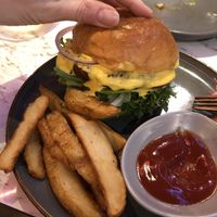 Cheeseburger (forgot which one)  at Vegan Amore 蔬慕 in Taipei
