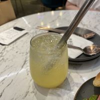Sparkling orange and passionfruit drink - Vegan Amore, Taipei  at Vegan Amore 蔬慕 in Taipei