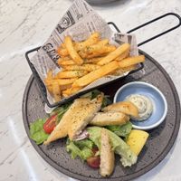 Vegan Fish and Chips  at Vegan Amore 蔬慕 in Taipei