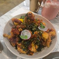 Buffalo cauliflower at Vegan Amore 蔬慕 in Taipei