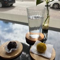 Pão de beijo e brigadeiro  at Caneca Café in Sao Paulo