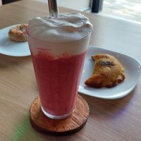 Morango cream at Caneca Café in Sao Paulo