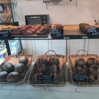 Loaves of bread and wow nuts at La Consciente in Barcelona