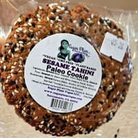 Sesame Tahini paleo cookie at Mandela Food Cooperative in Oakland