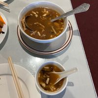 Hot and sour soup at Nature Vegetarian Restaurant in Oakland