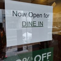 Dine in now open! at Nature Vegetarian Restaurant in Oakland