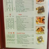 Menu at Nature Vegetarian Restaurant in Oakland