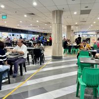 Food court vibes in the front, but...  at SIN - Ding Shang Vegetarian 鼎上- T2 in East Singapore