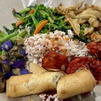Local color  at SIN - Ding Shang Vegetarian 鼎上- T2 in East Singapore
