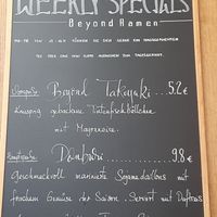 Weekly lunch offer at Beyond Ramen in Berlin