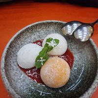 Mochi ice cream at Beyond Ramen in Berlin