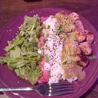 Katsu curry at SHPANA in Tbilisi