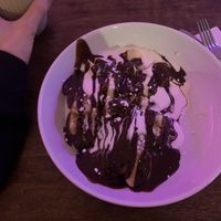 Sweet pancakes  at SHPANA in Tbilisi