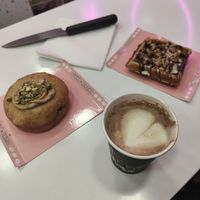 Chocolate con leche de soja #Veganuary at Divina Berlina in Tenerife