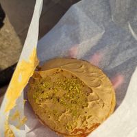 Pistachio donut at Divina Berlina in Tenerife