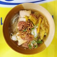 Noodles soup at Guan Im Jay กวนอิมเจ in Buriram